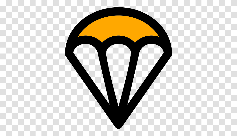 Parachute Icon, Label, Canopy, Outdoors Transparent Png