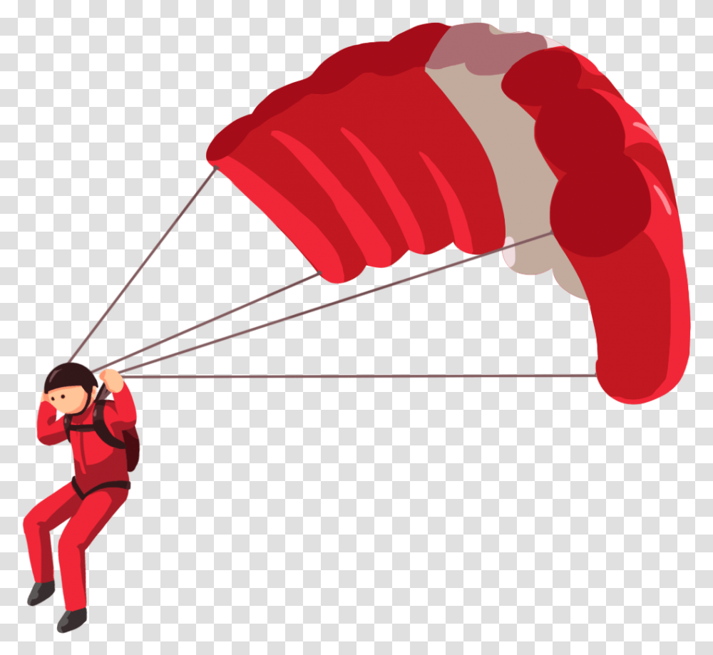 Parachute Image Parachute, Person, Human Transparent Png