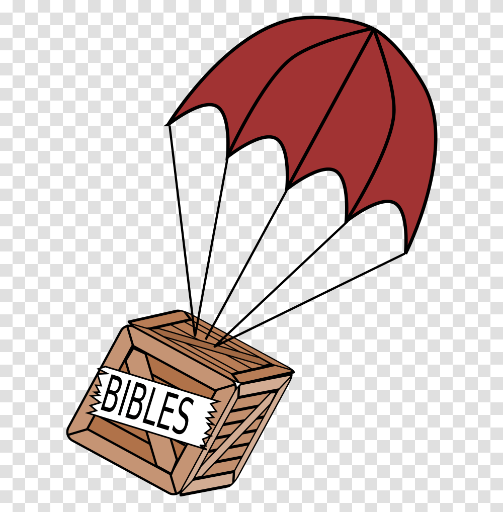 Parachute On Box Of Bibles Clip Arts Parachute With Box Clipart, Rubix Cube, Label Transparent Png