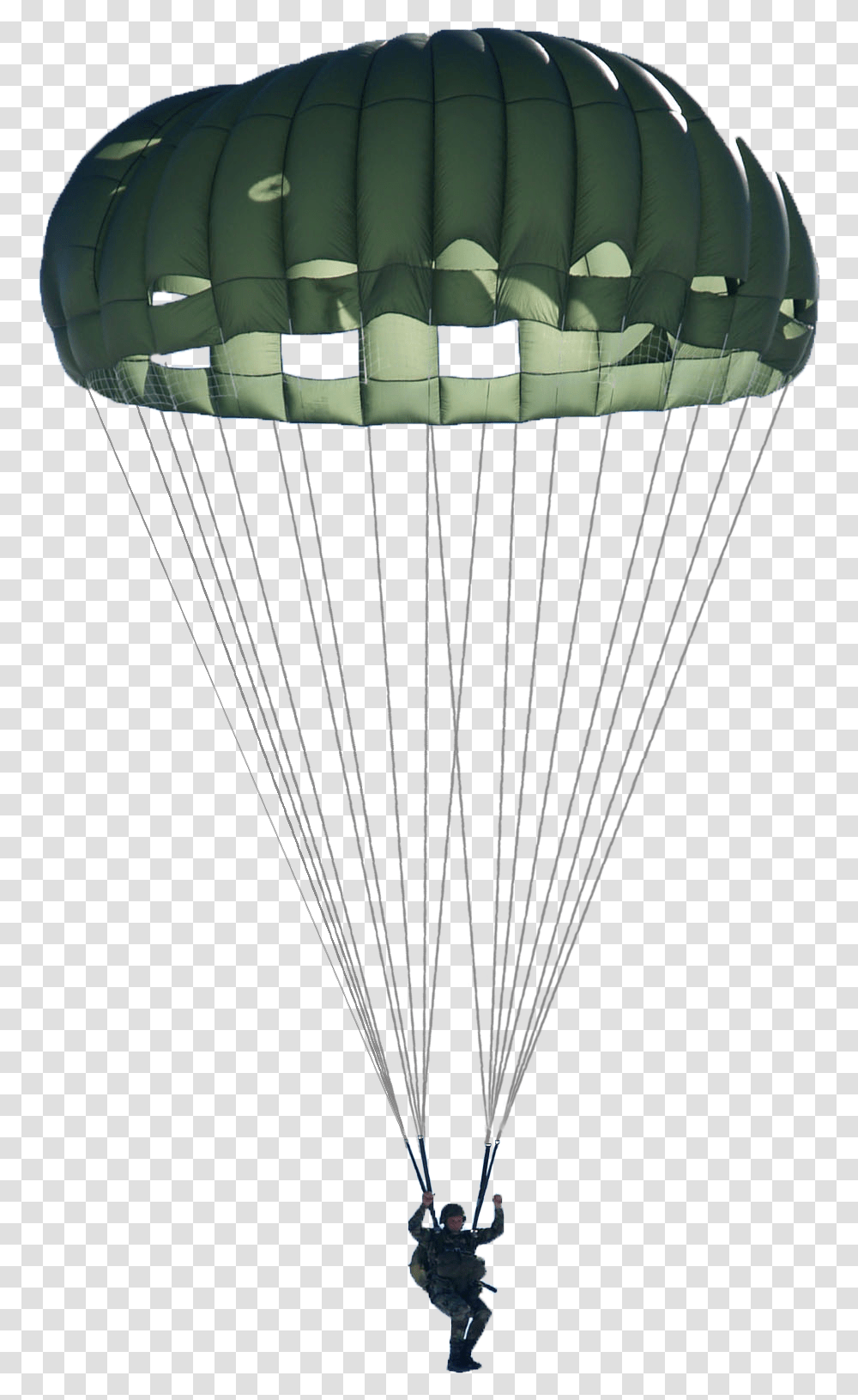 Parachute Parachuting Paratrooper Military Parachute, Lamp, Person, Human Transparent Png