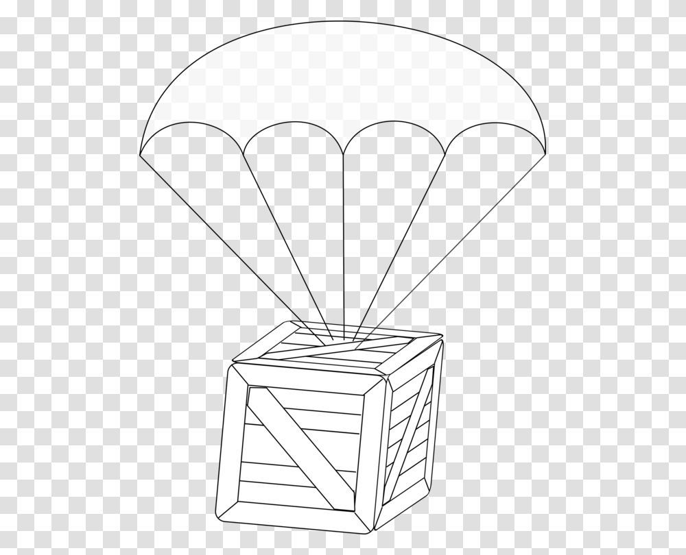 Parachute Stick Figure Silhouette Sketch, Canopy, Rubix Cube Transparent Png