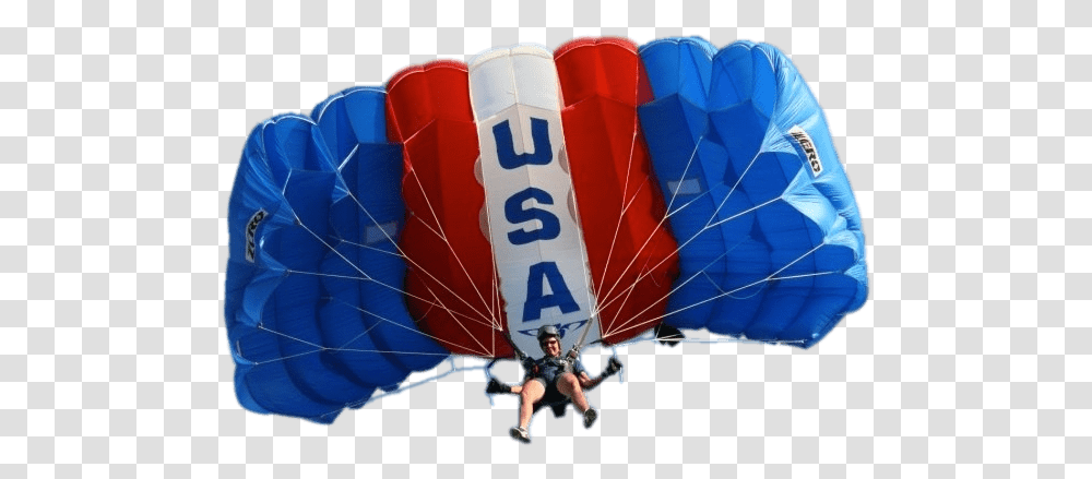 Parachute Usa Usa Parachute, Adventure, Leisure Activities, Person, Human Transparent Png