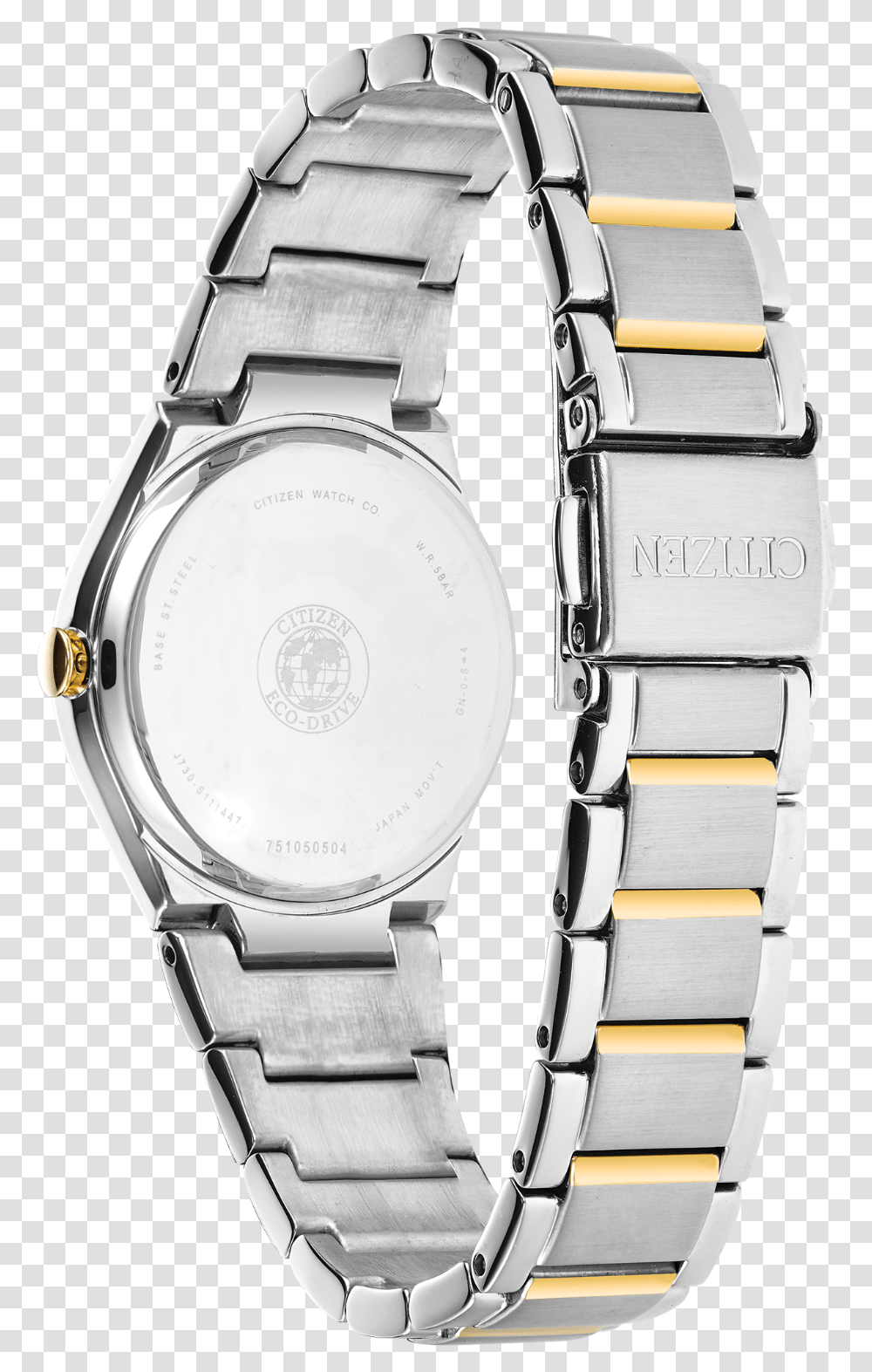 Paradigm Back View Back Of Citizen Watch, Wristwatch, Digital Watch Transparent Png