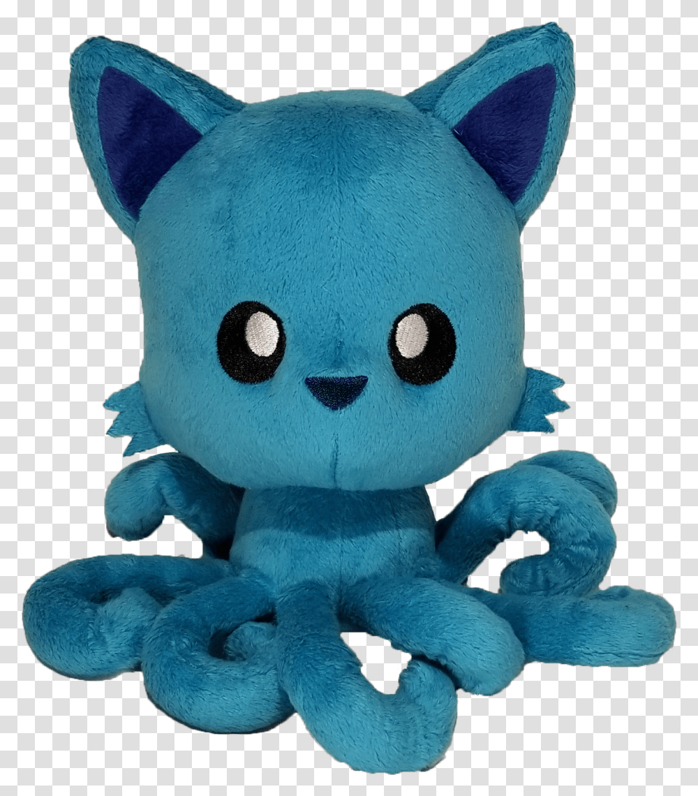 Paradise Blue Tentacle KittyClass Stuffed Toy, Plush, Doll, Figurine Transparent Png