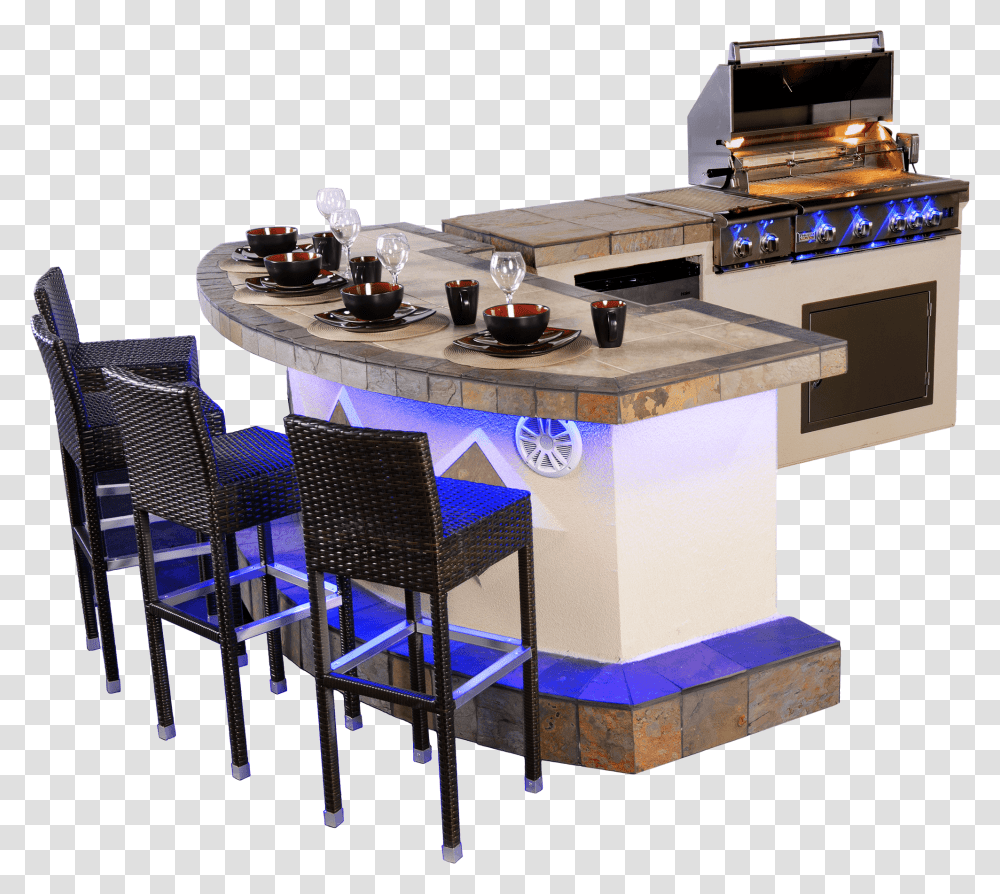 Paradise Grill Outdoor Kitchen, Chair, Furniture, Kitchen Island, Indoors Transparent Png