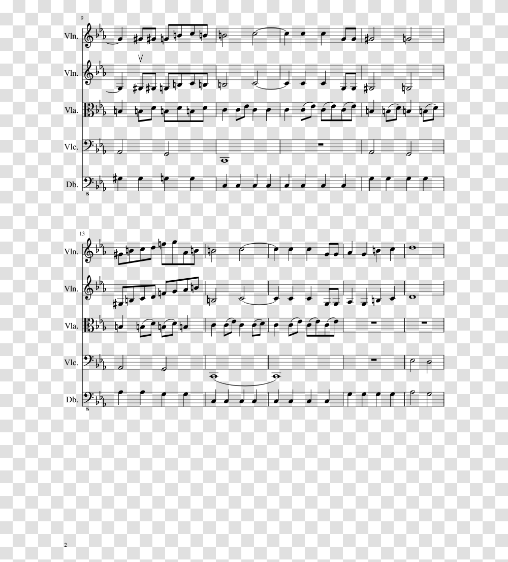 Paradise Has No Border Sheet Music 2 Of 4 Pages You Really Are Notes, Gray, World Of Warcraft Transparent Png