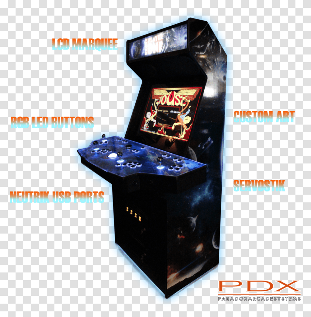 Paradox Arcade Systems Cabinet, Arcade Game Machine Transparent Png