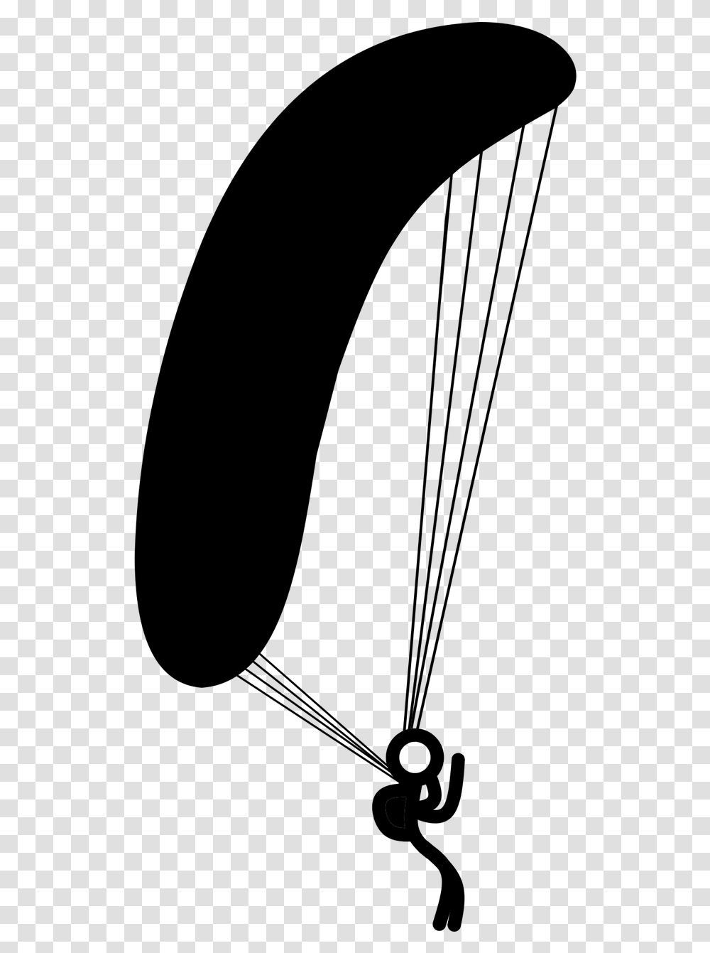 Paragliding Air Sports Paraglider Free Picture Paralayang, Gray, World Of Warcraft Transparent Png