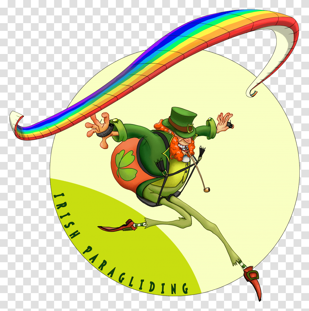 Paragliding Leprechaun Paragliding, Animal, Person, Human, Invertebrate Transparent Png