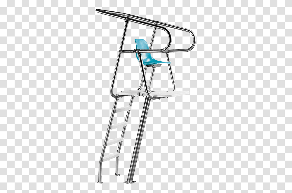 Paragon Paraflyte Ohsa Lifeguard Chair Solid, Furniture, Bar Stool, Bow, Tabletop Transparent Png