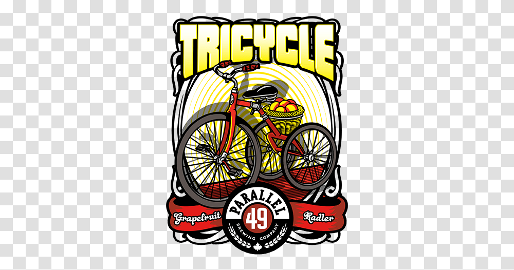 Parallel 49 Brewing Parallel 49, Wheel, Machine, Bicycle, Vehicle Transparent Png