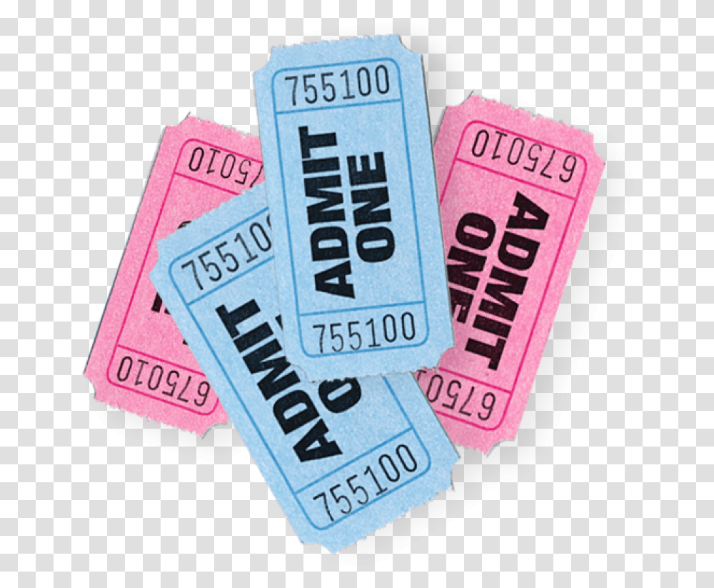 Parallel Admit One Ticket, Paper, Label, Rubber Eraser Transparent Png