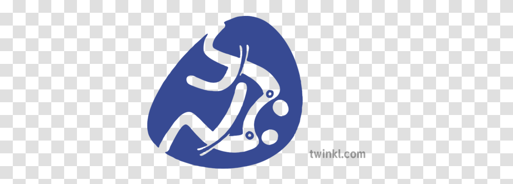 Paralympics Judo Logo Illustration Blue Crane Bird Drawing, Text, Alphabet, Symbol, Horseshoe Transparent Png