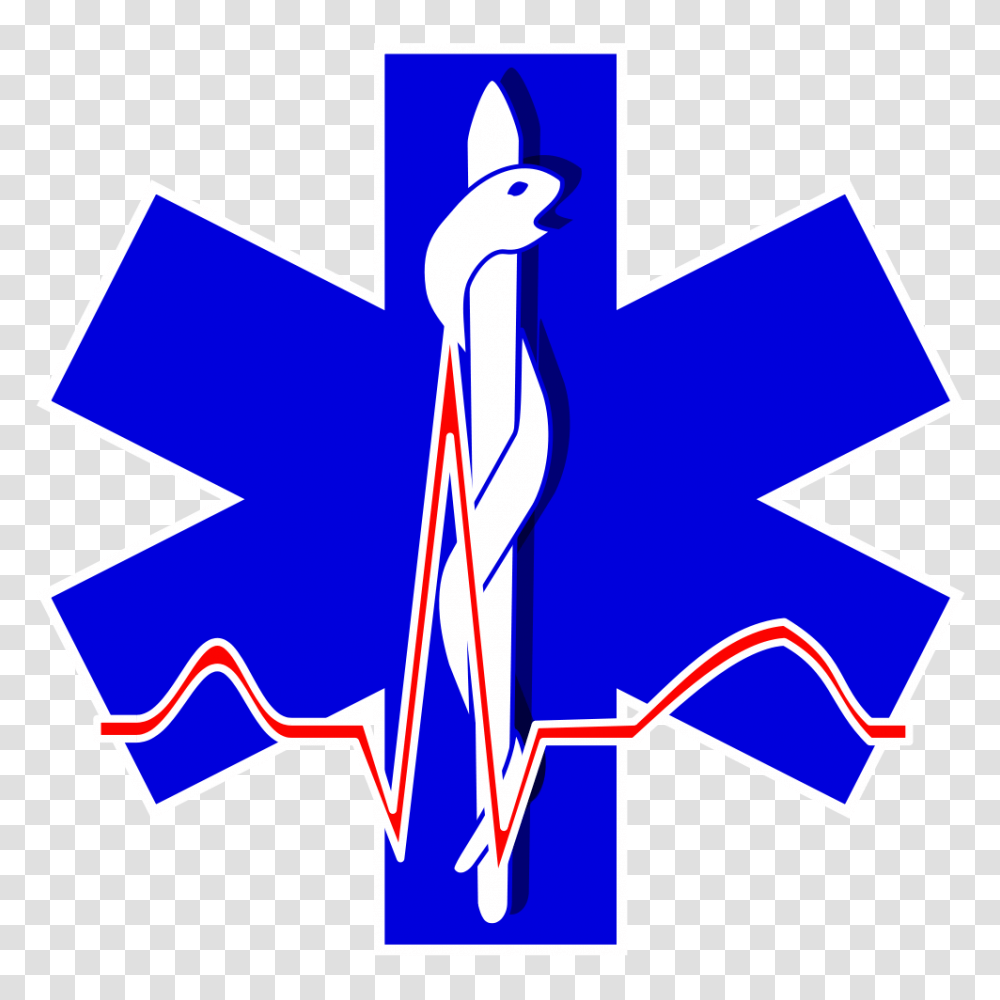 Paramedic Cross, Star Symbol, Logo, Trademark Transparent Png