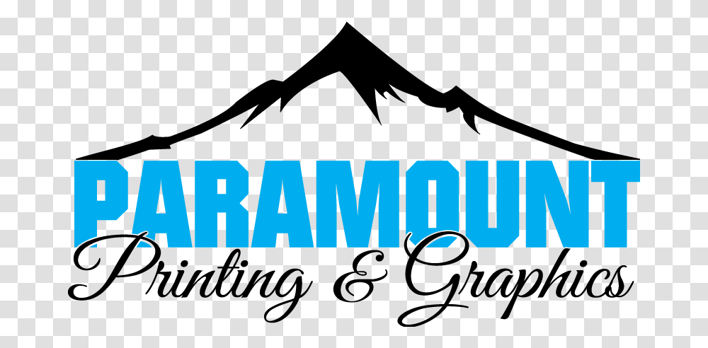 Paramount Printing And Graphics Logo, Word, Alphabet Transparent Png