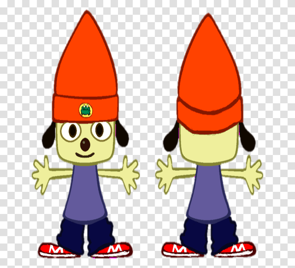Parappa Front Back Parappa The Rapper Back, Toy, Shoe, Footwear Transparent Png