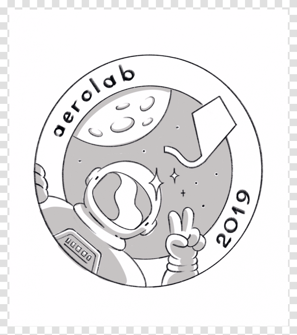 Parche Sketch Circle, Coin, Money, Dish Transparent Png