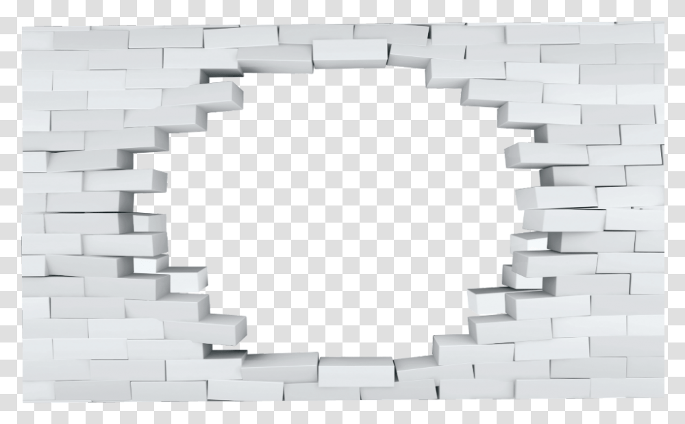 Pared Darkness, Staircase, Hole, Brick Transparent Png