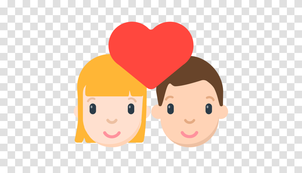 Pareja Enamorada Emoji, Sweets, Food, Confectionery, Heart Transparent Png