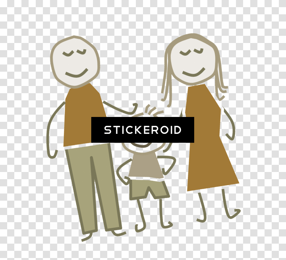 Parent Cartoon No Background, Label, Alphabet, Crowd Transparent Png