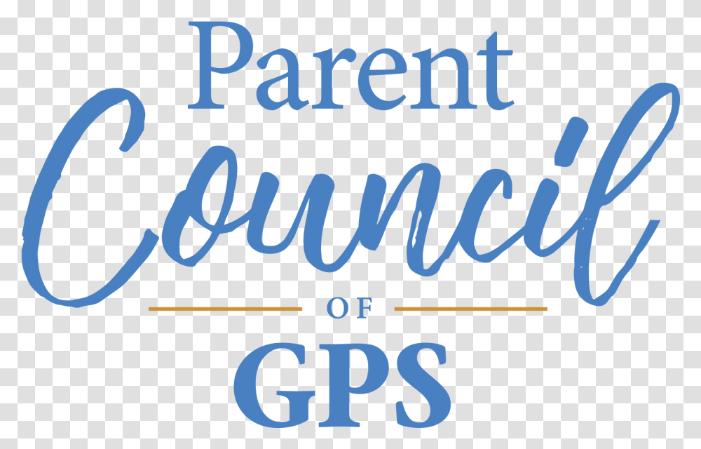 Parent Council Of Gps Logo Calligraphy, Alphabet, Handwriting, Word Transparent Png