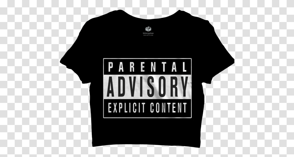 Parental Advisory Crop Top Parental Advisory, Clothing, Apparel, Sleeve, Shirt Transparent Png