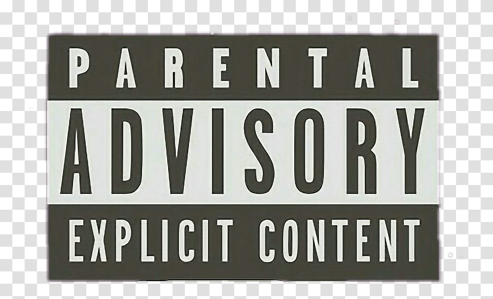 Parental Advisory Explicit Content Hd Hd Advisory Parental, Vehicle, Transportation, License Plate, Text Transparent Png