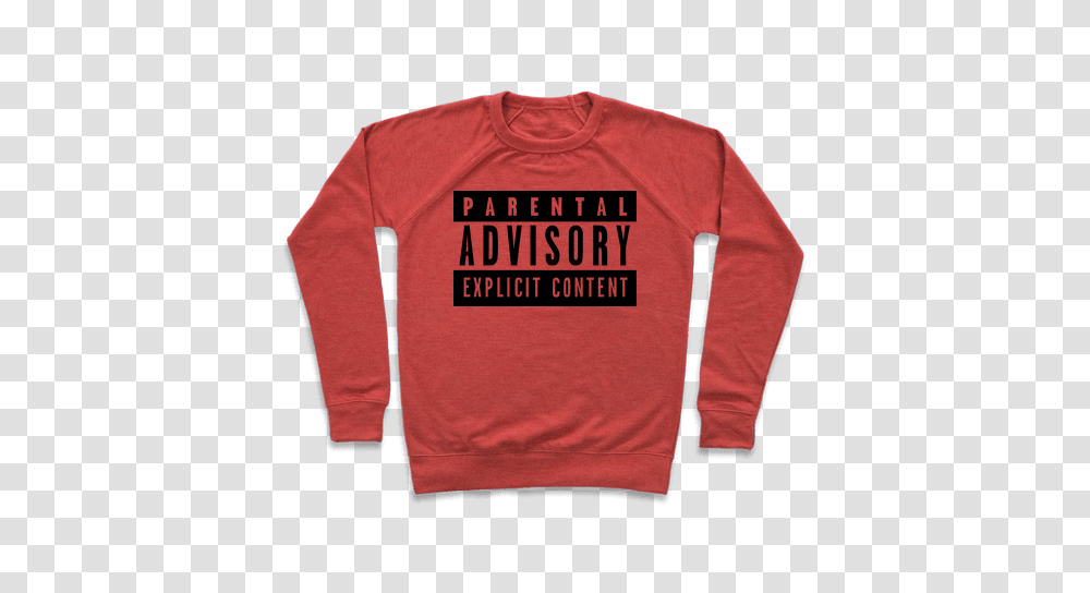 Parental Advisory Pullovers Lookhuman, Apparel, Sleeve, Long Sleeve Transparent Png