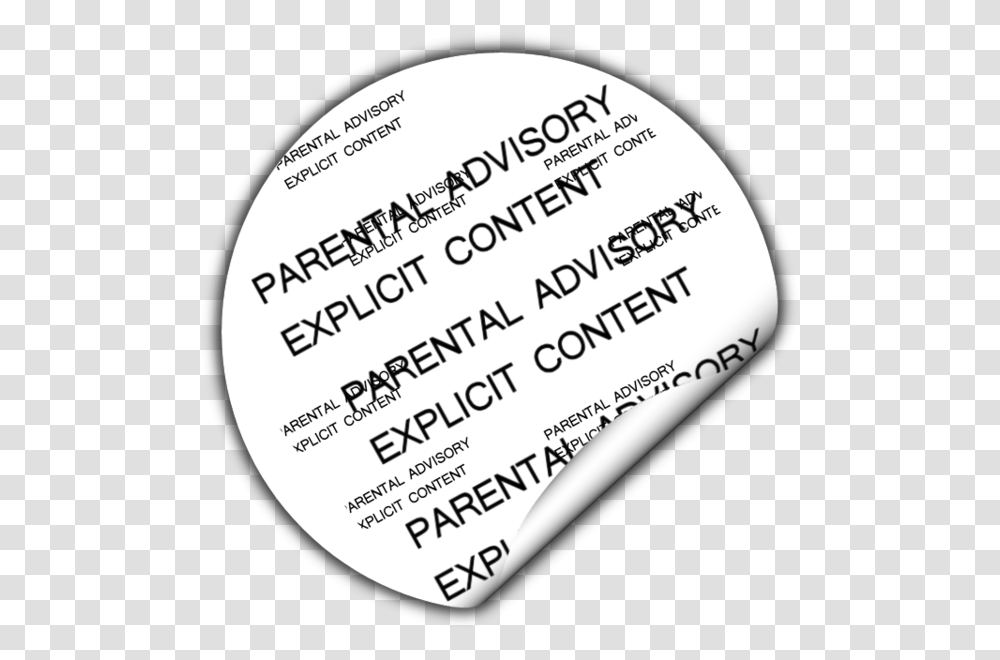 Parental Advisory Stickers, Word, Label, Paper Transparent Png