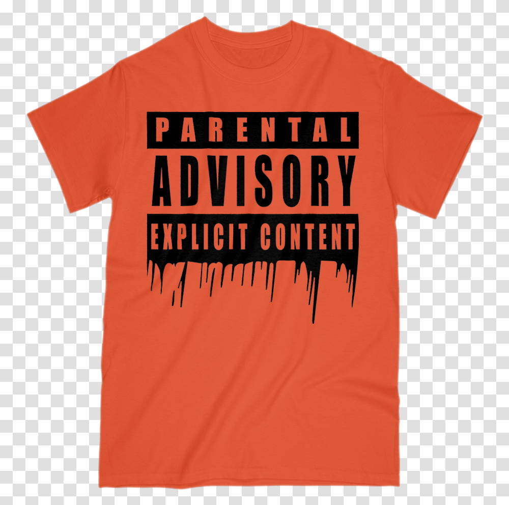 Parental Advisory T Shirt Parental Advisory, Apparel, T-Shirt, Sleeve Transparent Png