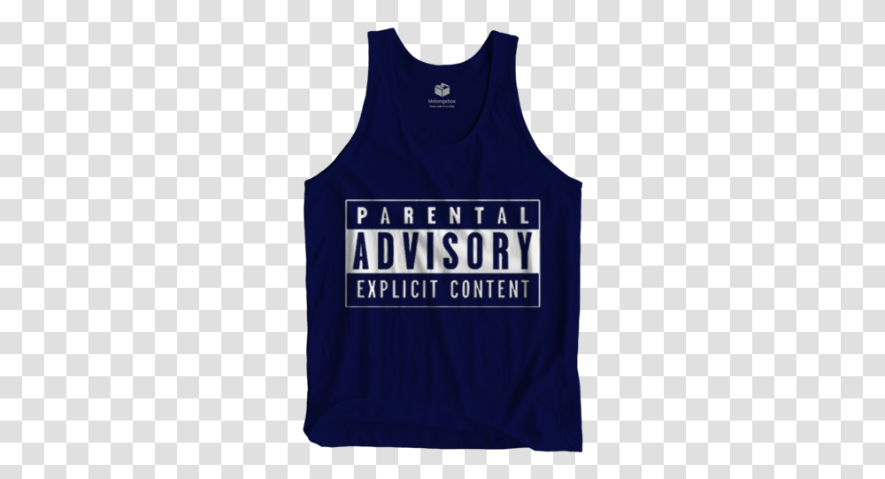 Parental Advisory Tank Top Active Tank, Clothing, Apparel, Undershirt Transparent Png