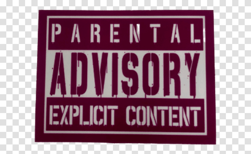 Parental Advisory Vinyl Sticker Starbucks, Word, Text, Poster, Advertisement Transparent Png