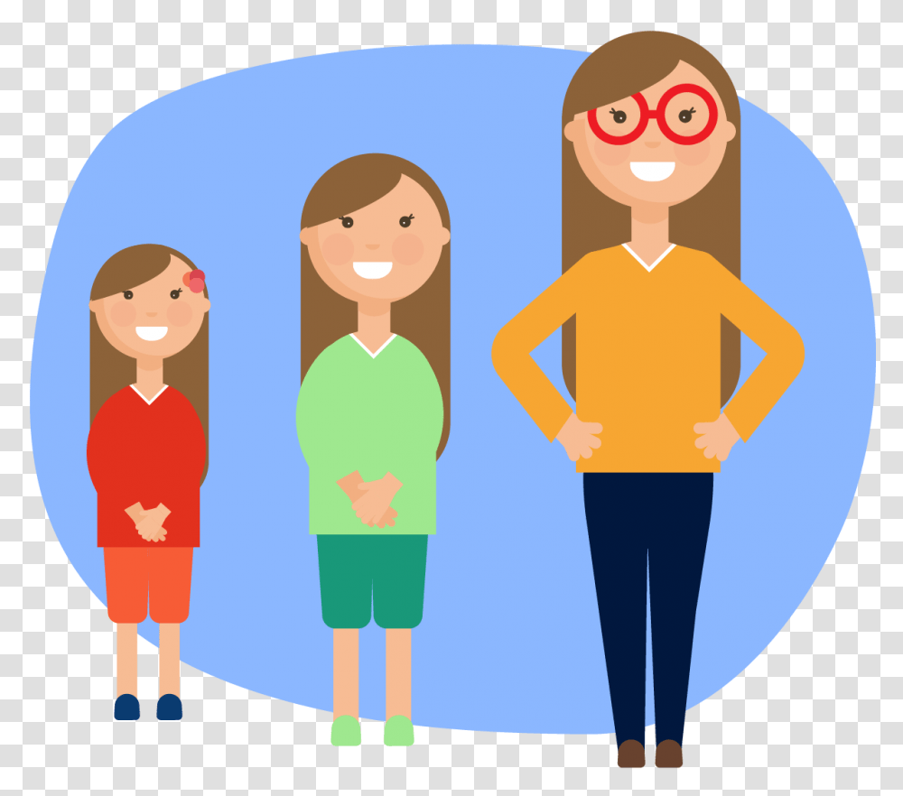 Parenting As Children Grow, Standing, Person, Female, People Transparent Png