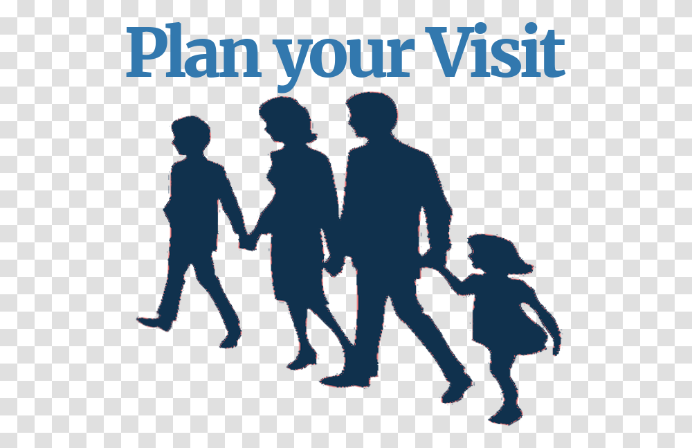 Parents 2 Children Silhouette Family Of Four, Advertisement, Poster, People, Person Transparent Png
