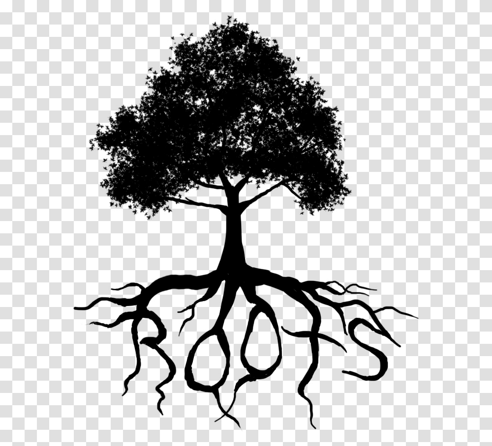 Parents Are The Roots, Plant, Silhouette Transparent Png