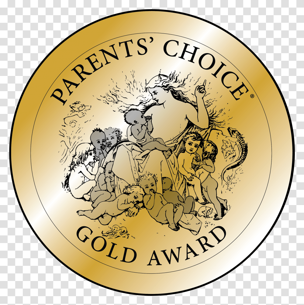 Parents Choice Awards Seal, Gold, Coin, Money, Gold Medal Transparent Png