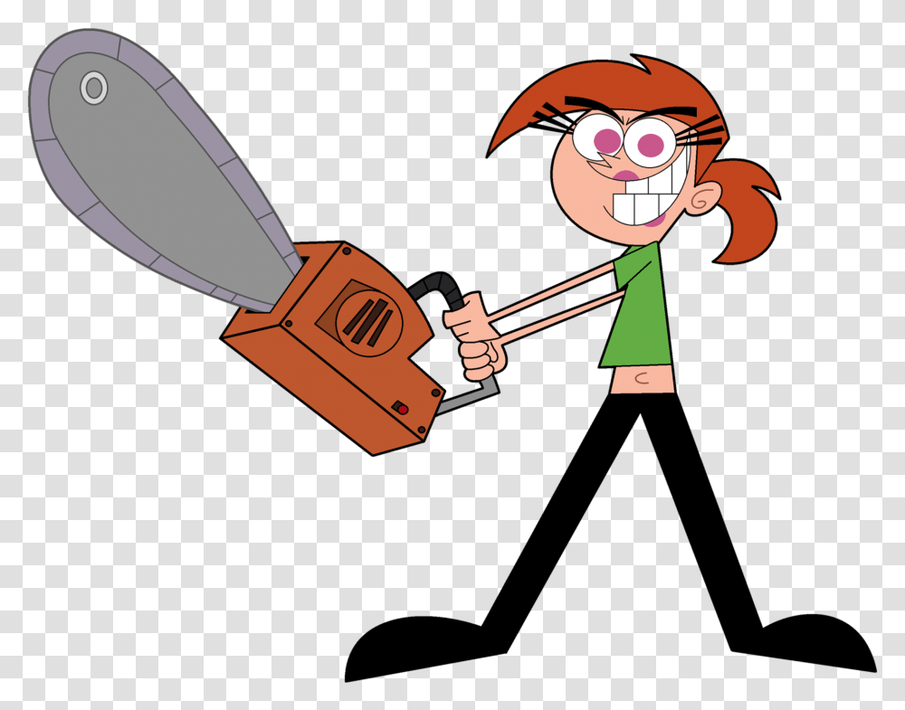 Parents Clipart Minor Vicky Fairly Odd Parents Chainsaw, Performer Transparent Png