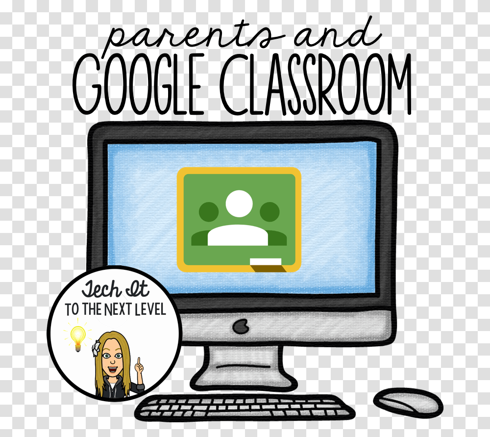 Parents Join Google Classroom, Computer, Electronics, Pc, Screen Transparent Png