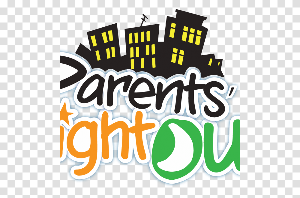 Parents Night Out, Label, Poster, Advertisement Transparent Png