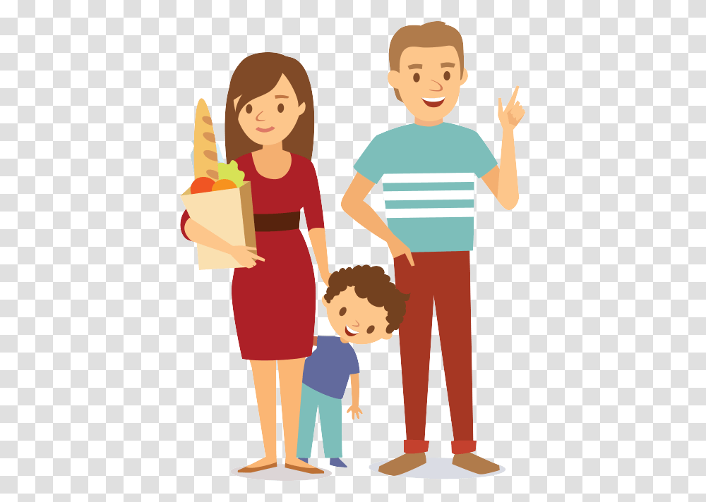 Parents Pic Mom And Two Sons Clipart, Person, Human, People, Family Transparent Png