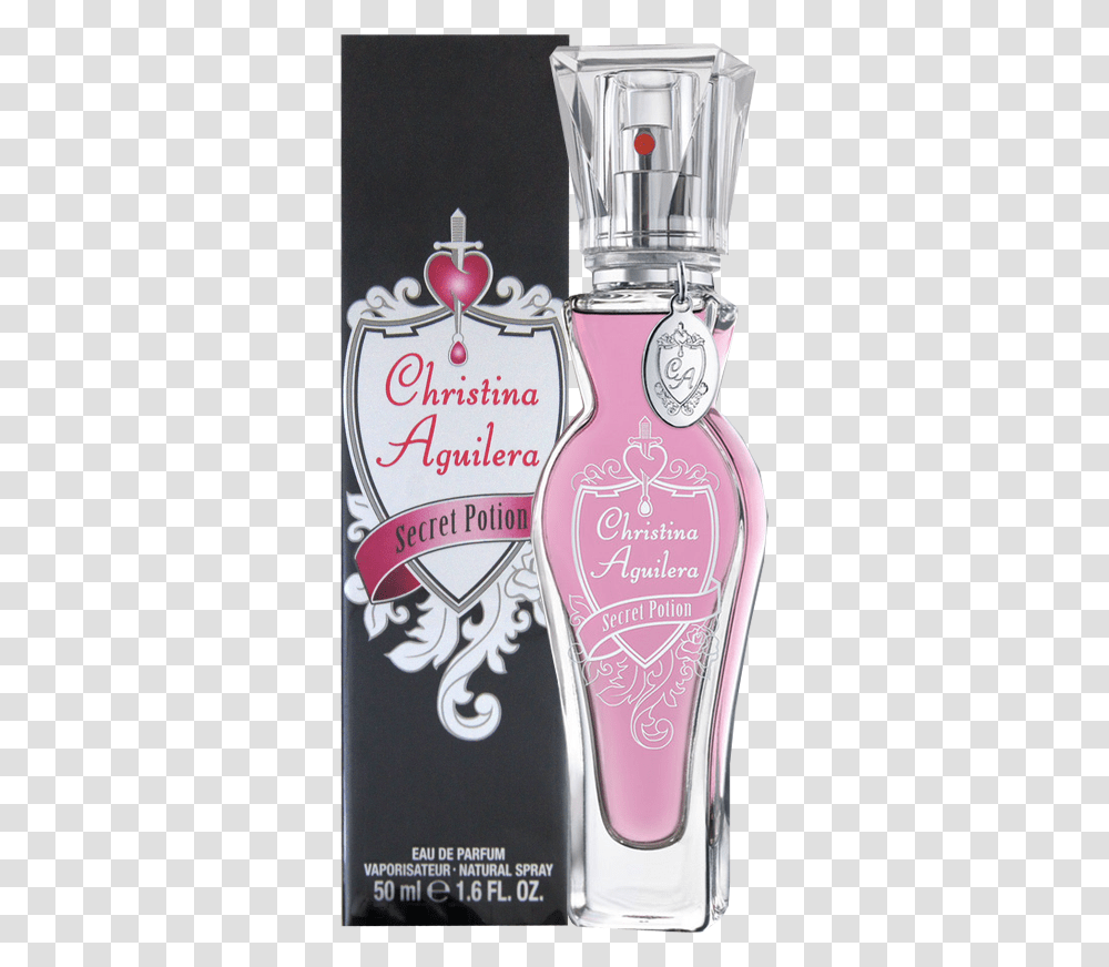 Parfum Christina Aguilera Secret Potion, Perfume, Cosmetics, Bottle Transparent Png