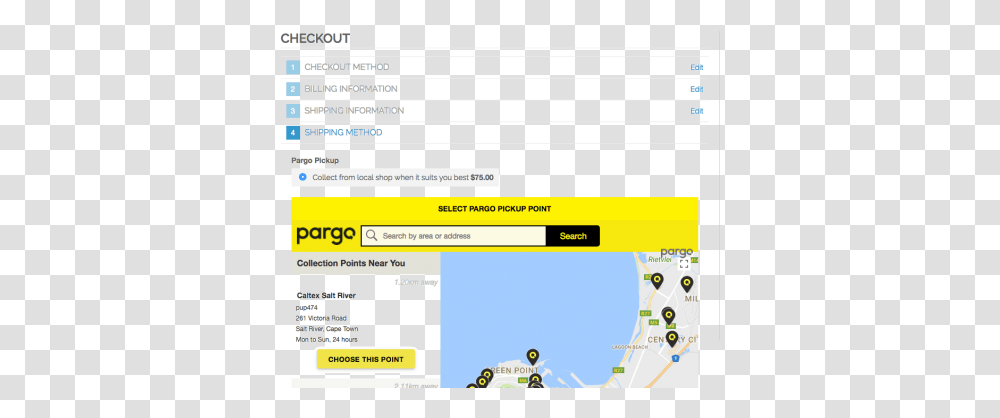 Pargo Shipping Screenshot, GPS, Electronics, Text, File Transparent Png