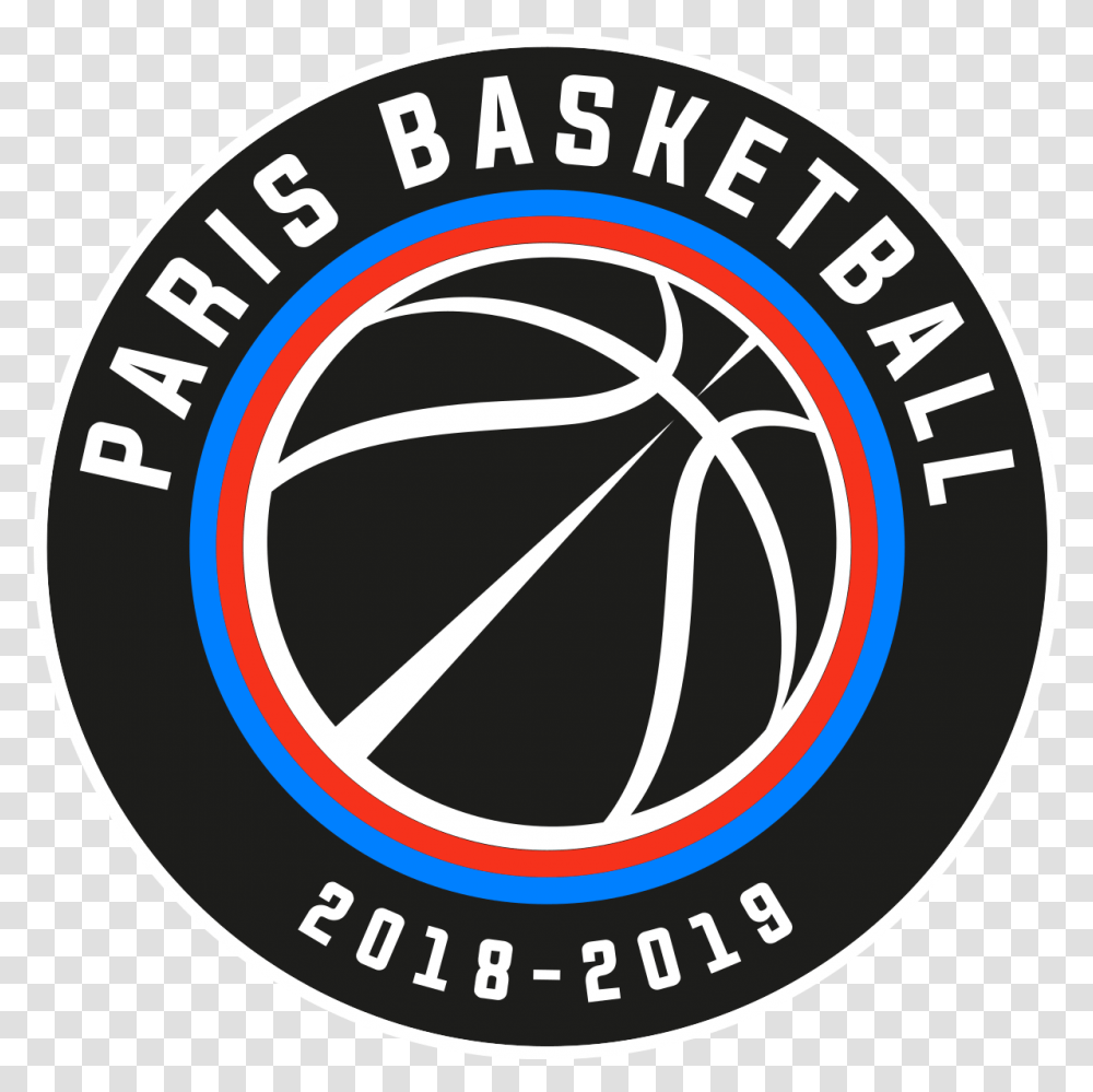 Paris Basketball Circle, Label, Text, Logo, Symbol Transparent Png