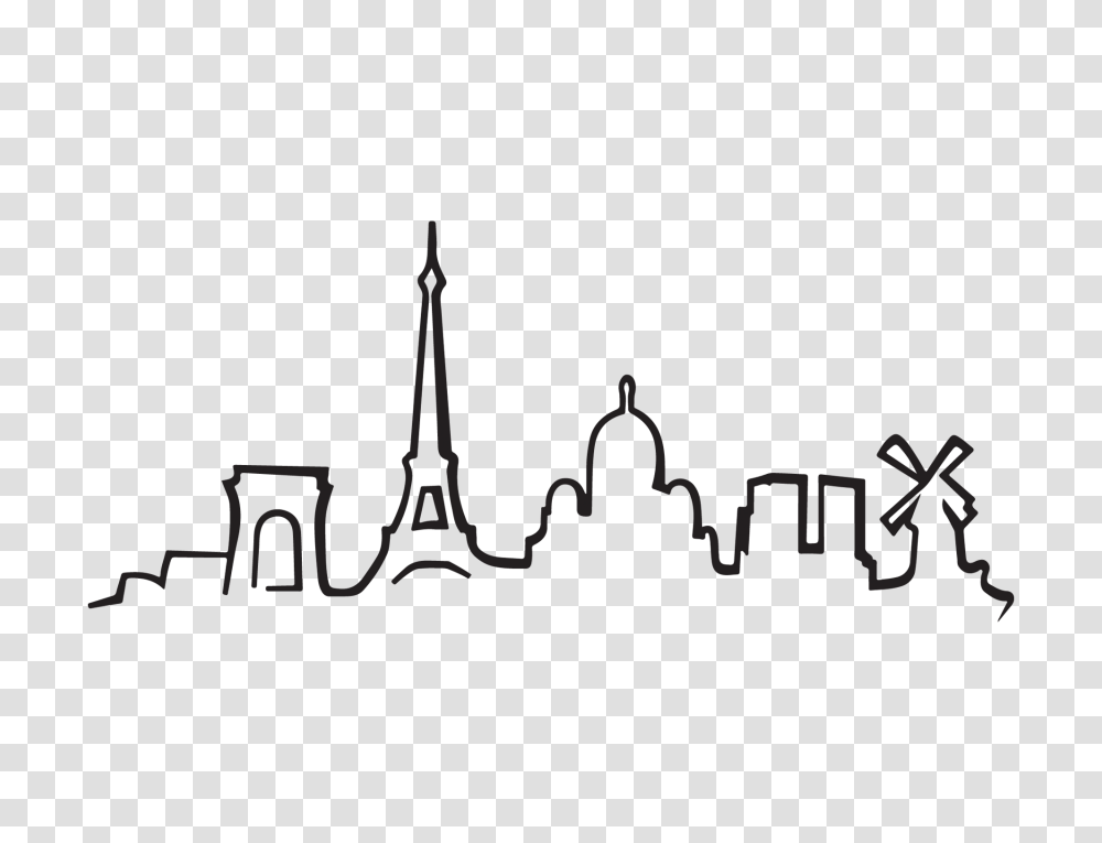 Paris City Skyline, Alphabet, Face Transparent Png