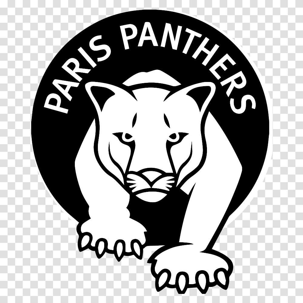 Paris Consolidated School Panthers Drawing For School, Logo, Symbol, Trademark, Poster Transparent Png