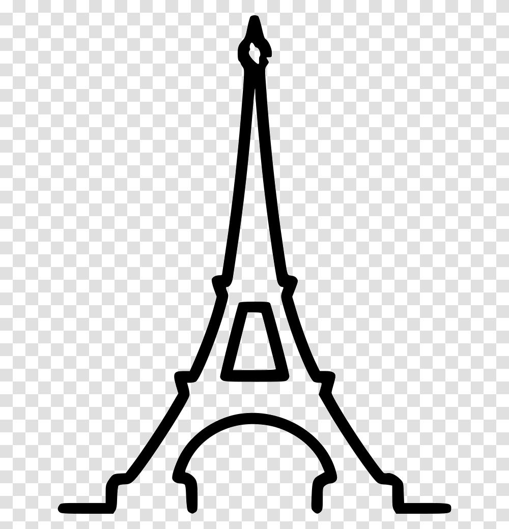 Paris Eiffel Eiffel Tower Icon White, Shovel, Tool, Lawn Mower, Triangle Transparent Png