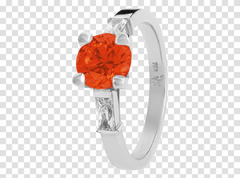 Paris Fire Opal Orange In Platinum Pre Engagement Ring, Accessories, Accessory, Jewelry, Gemstone Transparent Png