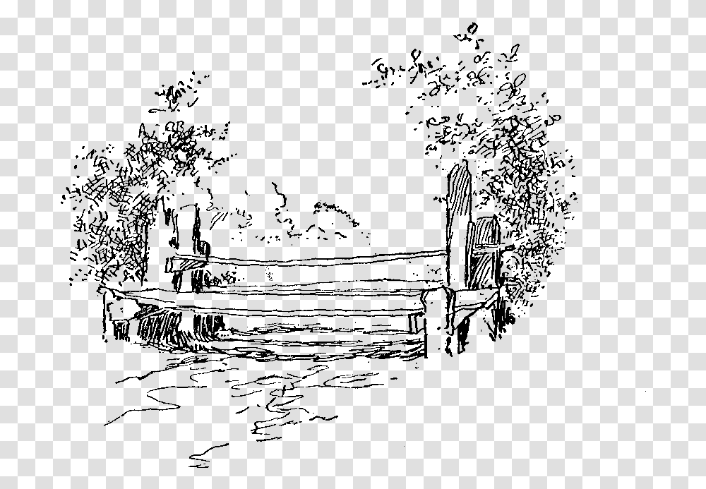 Park Bench Clipart Free Line Art, Nature, Outdoors, Outer Space, Astronomy Transparent Png