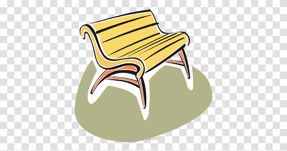 Park Bench Royalty Free Vector Clip Art Illustration, Furniture Transparent Png