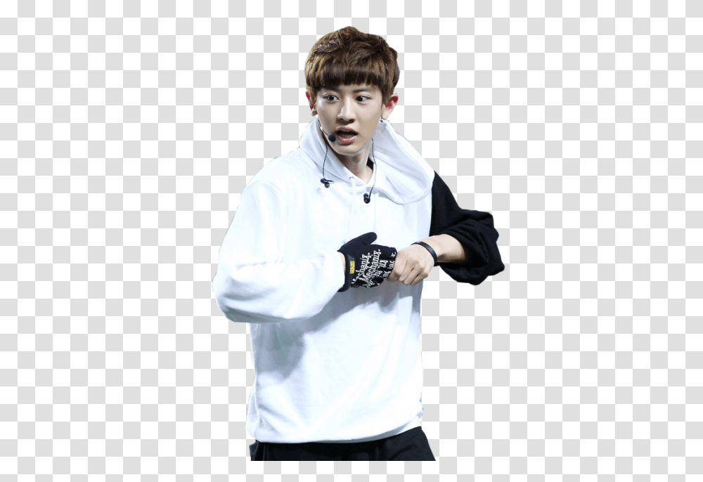 Park Chan Yeol, Sleeve, Apparel, Long Sleeve Transparent Png